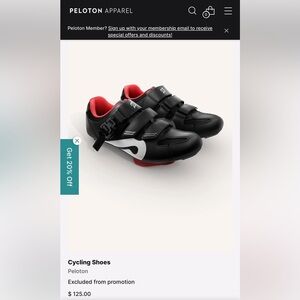 Brand New, Unused Men’s size 12 (Euro size 47) PELOTON bike shoes w/box